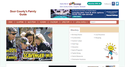 Desktop Screenshot of doorcountyfamilyguide.com